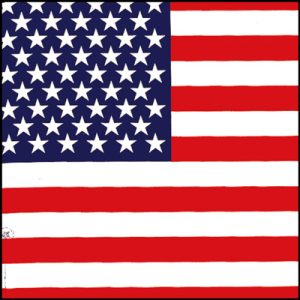 USA Made American Flag Bandana - 22x22 Inch